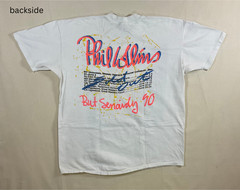 XL Phil Collins 1990 t-shirt Seriously, Live! tour May 31-Jun 24 2-sided USAmade