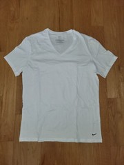 Nike Men’s Stretch Cotton V-Neck T- Shirt Undershirt, Choose Size/Color