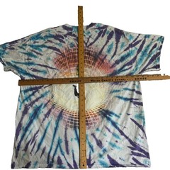 Travis Scott Astroworld 2021 Cactus Jack Sz XL TieDye Boxy “Man On Fire” T Shirt