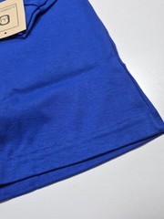 VTG J.J. Cochran Shirt Mens XL Blue Turtleneck Long Sleeve 100% Cotton Made USA