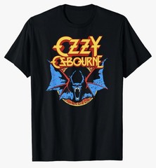 Ozzy Osbourne Graphic Tee 2-Pack Classic Bat + Holiday Bat Size Large Men Gildan