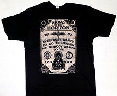 Bring Me the Horizon T-shirt Ouija Board Deathcore Metal Men’s Tee Black New