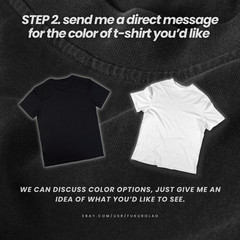 CUSTOM PRINTED TSHIRT – send in your own design/image – HIGH QUALITY PRINT
