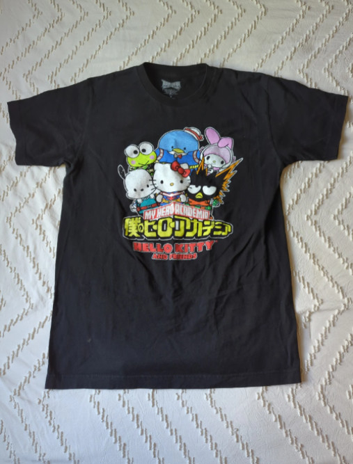 Men’s My Hero Academia x Hello Kitty and Friends Tee Shirt Size Medium
