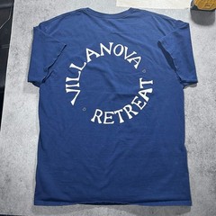 Hanes Tagless Villanova Retreat Our Journey With God Navy T-Shirt Size Large