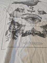 Life Clothing Company Shirt XXL All Flaws Pictured As Is Gothic Raven