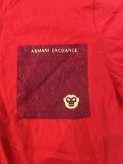 Armani Exchange Men’s Short Sleeve T-Shirt Red XS