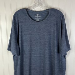 Mack Weldon Shirt Mens 2XL Blue Short Sleeve Crew Casual Lightweight Daily Wear