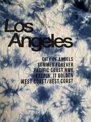 Mighty Fine Mens Tie Dye T Shirt Los Angeles Size Medium Graphic