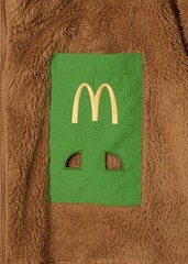 [Japan Limited] graniph McDonald’s Apple Pie BOA Zip Hoodie Unique Pocket NEW