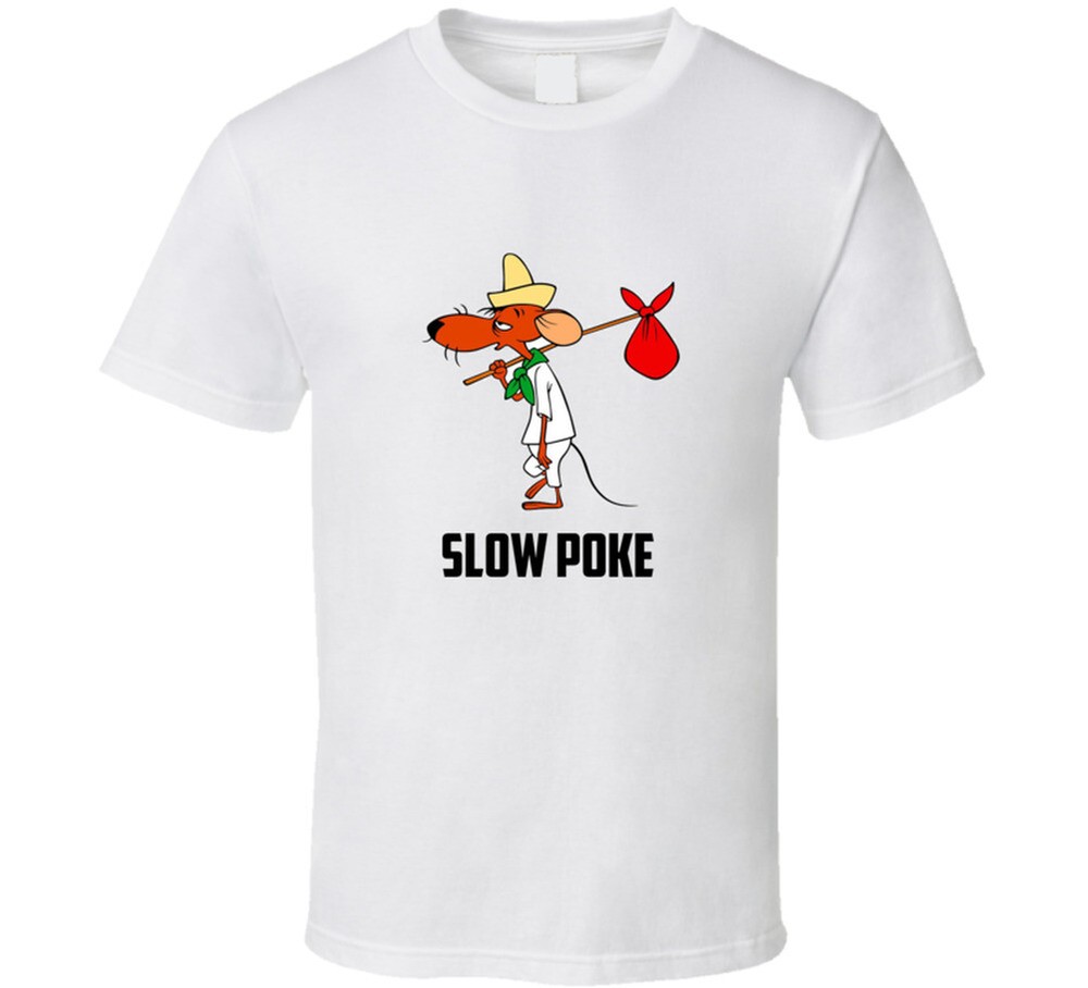 Slow Poke Cartoon Character Cool Fan T Shirt