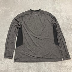 Men’s Lululemon Triple X Long Sleeve Heathered Gray / Black Men’s Size Large