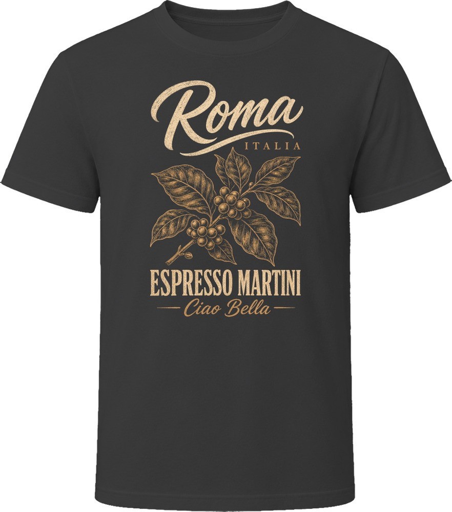 Roma Italia Espresso Martini T-Shirt