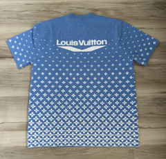 Louis Vuitton Knitted Cotton Sweatshirt Snow Blue sz M