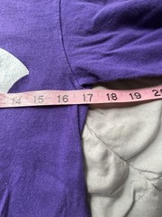 Anvil Purple New York Yankees Graphic Preshrunk T-Shirt Size S