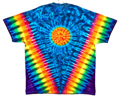 Tie Dye Shirt | Sun Rainbow V Blotter | Handmade | Unisex | Tall | Women’s