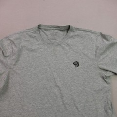 Mountain Hardwear Shirt Mens Large Short Sleeve Casual Crew Neck Gray