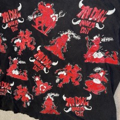 Vintage 90s Diamond Star The Devil Made Me Do It Aop Boxy T-Shirt Men’s S