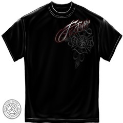 FIGHERFIGHTER RED FOIL SCRIPT – T-SHIRT