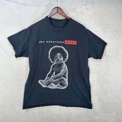 Notorious BIG Shirt Mens Large Black Ready To Die Baby Graphic Tee Hip Hop 90s