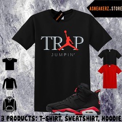 Shirt Matching AJ 6 Infrared Salesman 2026 Match Sneaker Jumpman Trap 6s T-Shirt