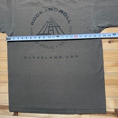 Vintage 90s Rock And Roll Hall of Fame Museum Cleveland Music T-Shirt USA Large