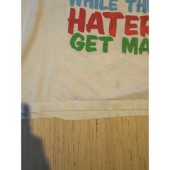 Mac Miller Take Over The World Haters Get Mad Graphic T-Shirt White XL Slim Fit
