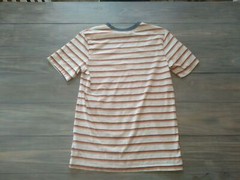 Nike Men’s T Shirt Size Small Orange Blue Striped Tee Sm