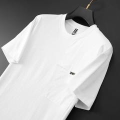 New Fashion Trend Embroidered Summer Short Sleeve Luxury Men Streetwear T-Shirt