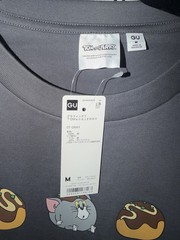 GU TOM and JERRY Takoyaki Graphic T-Shirt Size Medium-NWT