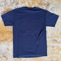 Vintage FILA Ducatti Course Puff Print Made in USA Navy T shirt Size M