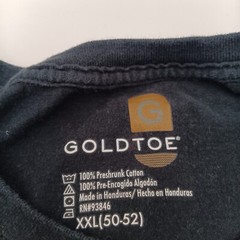 Goldtoe T Shirt Mens 2XL Black Minnesota Est 1858 Tee