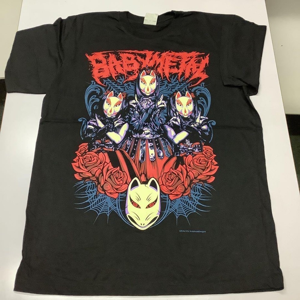 BABYMETAL band t-shirt remake black tee S-5XL QT1304