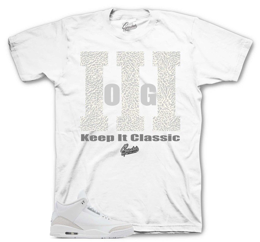 Shirts To Match Jordan 3 Pure Money Retro – Keep It classic Sneaker Tees