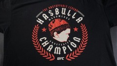 UFC Hasbulla Magomedov Champion Shirt Mens Medium Black Undefeated Legend Tee