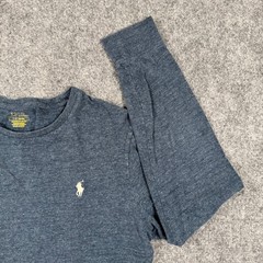 Polo Ralph Lauren Shirt Large Blue Heather Long Sleeve Custom Slim Fit Men’s