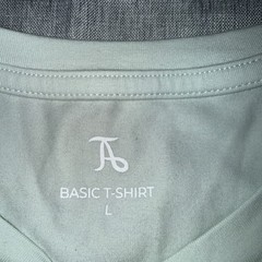 Athletic Fit T-shirt In Line Sorbet- Large -Brand- Tailored Athlete