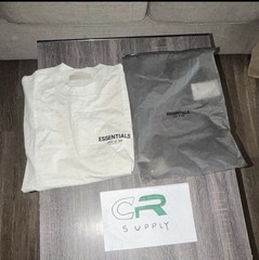 Fear of God Essentials T-Shirt SS22 Light Oatmeal – 100% Authentic