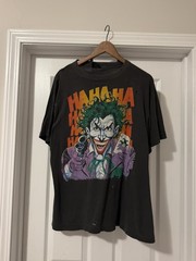 Vintage Joker T-Shirt Size XL 1989 Ha Ha Ha Batman Single Stitch USA DC Comics