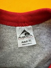 Vintage 90s Tobacco Swisher Sweets Cigar T Shirt Size XL Henley Gray Red RARE