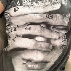 Retro 90’s Jungkook T-Shirt, Jungkook Covering Eyes Kpop Fan Bootleg Tee T-Shirt