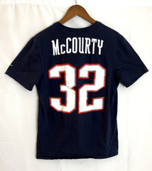 Devin McCourty New England Patriots #32 Men’s Medium Nike NFL Blue S/S T-Shirt