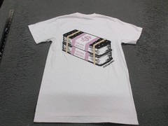 Icecream Shirt Mens Small White Money Stack Graphic Tee Streetwear Logo Back