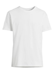 Athletic Works Men’s 100% Cotton White T Shirt Loose Fit -Choose Size -NWT