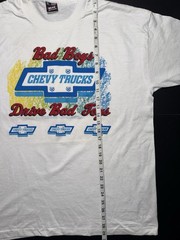 Vintage 90’s NOS XL Sunrise Turquoise Chevy Truck T-shirt. Single Stitch. USA