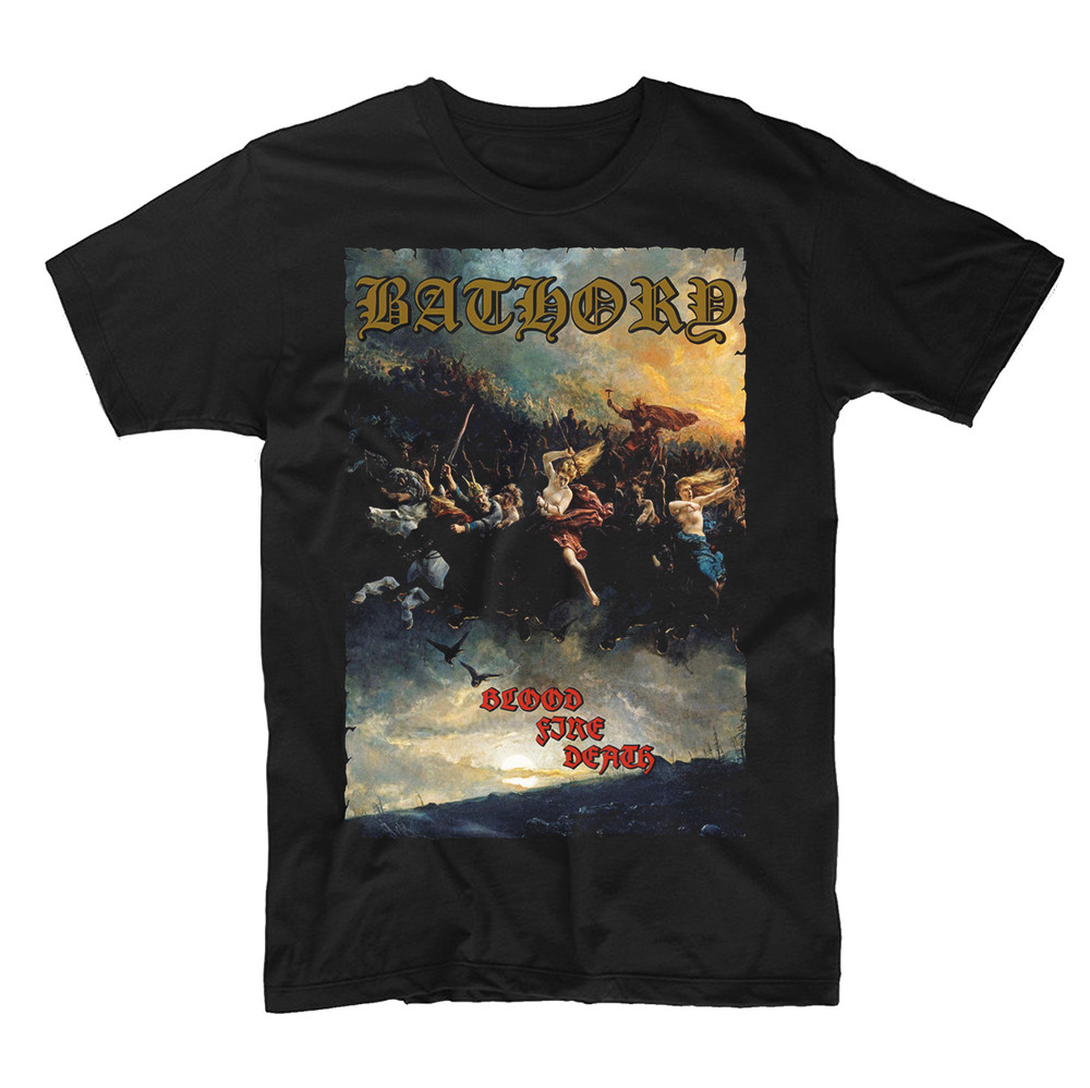 Bathory T-Shirt 180 GSM | Classic Fit 100% Cotton Men’s Women’s DTG Print