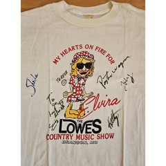 My Heart’s on Fire For Elvira, Country Music Show, Branson T-Shirt Sz L 1980s