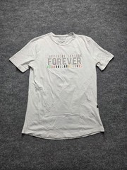 Mania Jeans T Shirt Mens Sz L White Graphic Short Sleeve Crew Neck Fashion Top