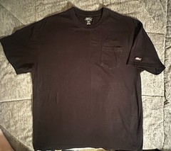 Dickies Men’s Short Sleeve Pocket Tee – Black, 2XL-Tall