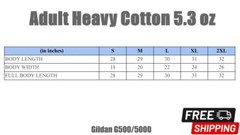 5 PACK Gildan Mens T-Shirt Heavy Cotton Plain Short Sleeve Tee Top Multi Colors